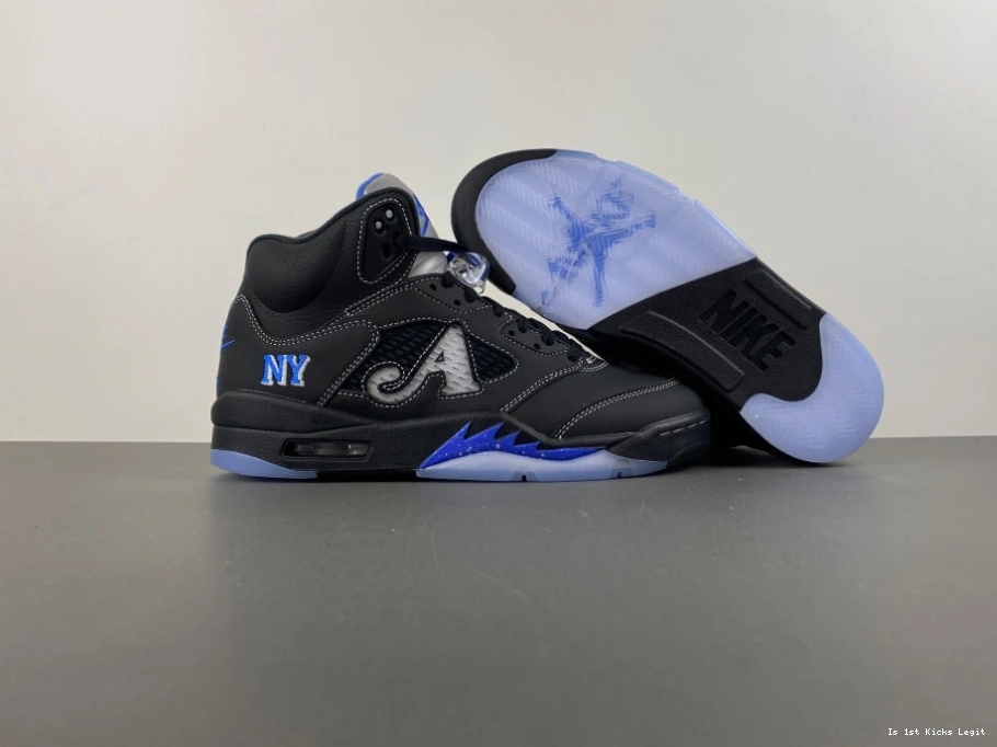 NY Men's DV4982-004 Black Jordan Retro 5 Awake  1030